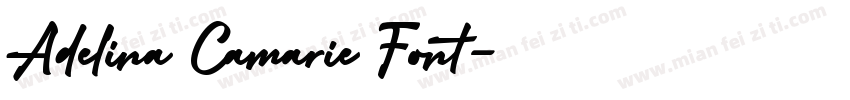 Adelina Camarie Font字体转换